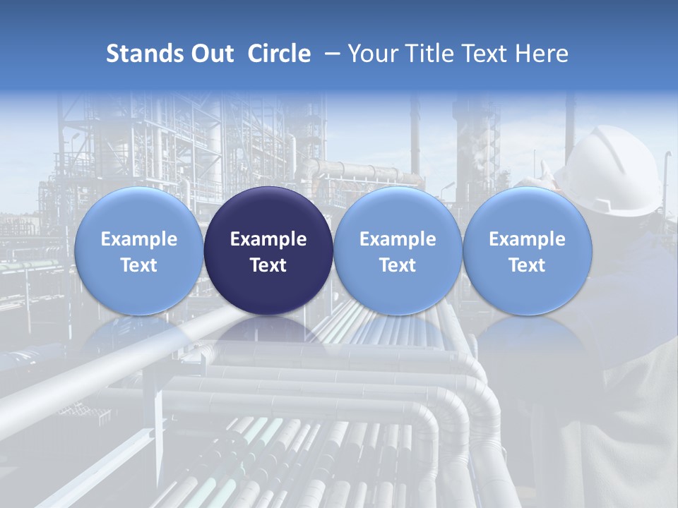 Steel Fuelstorage Petrochemical PowerPoint Template