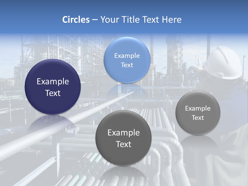 Steel Fuelstorage Petrochemical PowerPoint Template