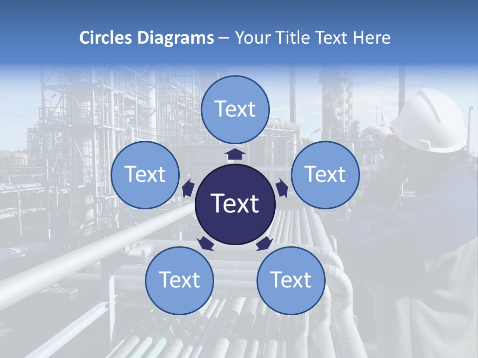 Steel Fuelstorage Petrochemical PowerPoint Template