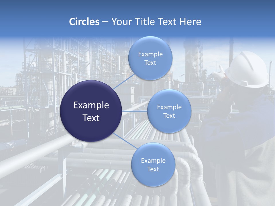 Steel Fuelstorage Petrochemical PowerPoint Template