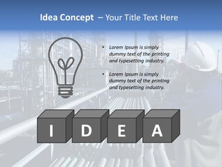 Steel Fuelstorage Petrochemical PowerPoint Template