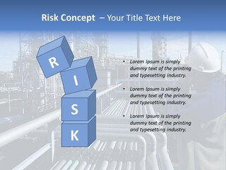Steel Fuelstorage Petrochemical PowerPoint Template