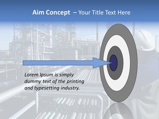 Steel Fuelstorage Petrochemical PowerPoint Template