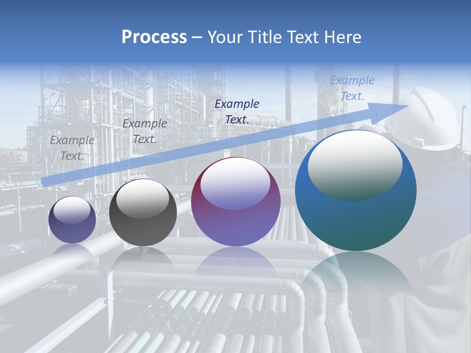 Steel Fuelstorage Petrochemical PowerPoint Template