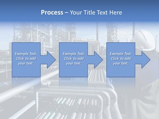 Steel Fuelstorage Petrochemical PowerPoint Template