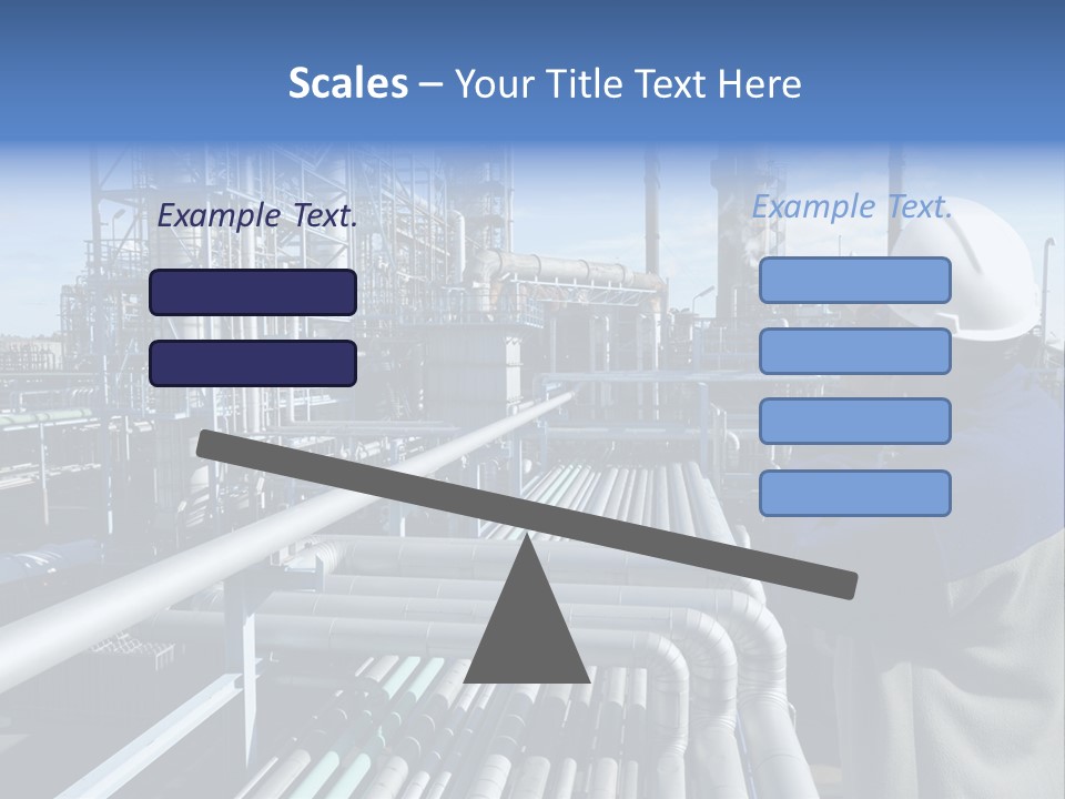 Steel Fuelstorage Petrochemical PowerPoint Template