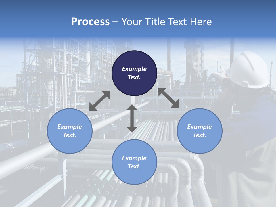 Steel Fuelstorage Petrochemical PowerPoint Template