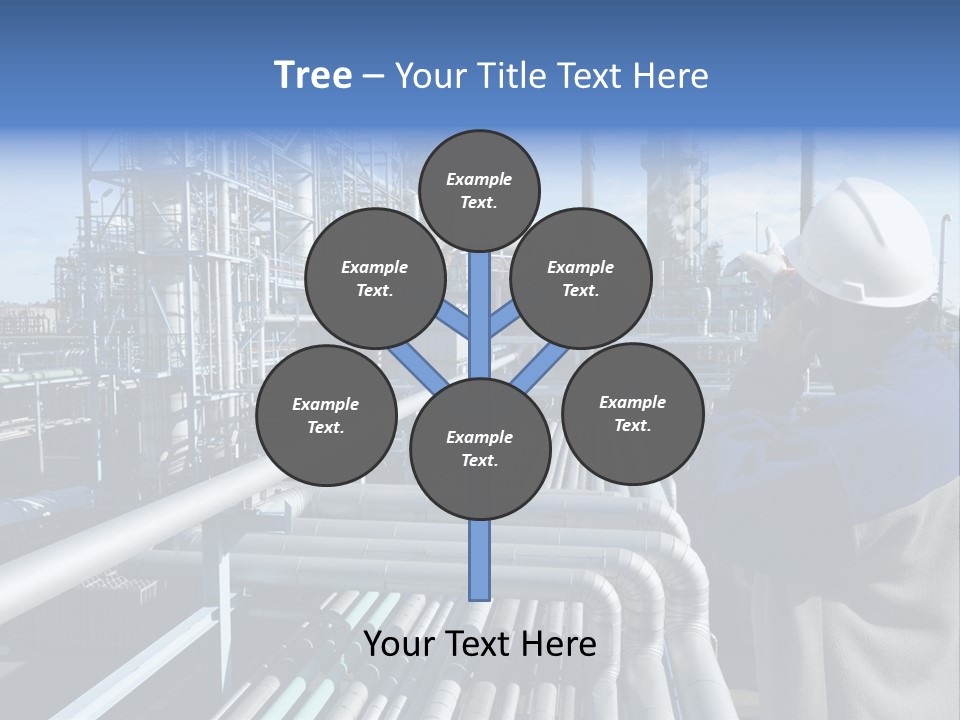 Steel Fuelstorage Petrochemical PowerPoint Template