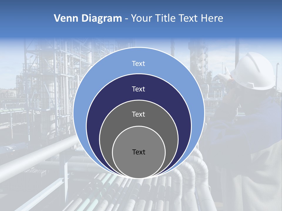 Steel Fuelstorage Petrochemical PowerPoint Template