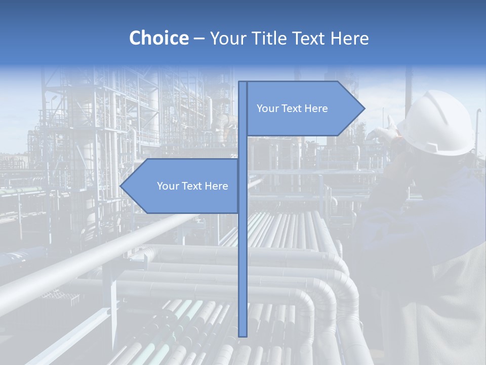 Steel Fuelstorage Petrochemical PowerPoint Template