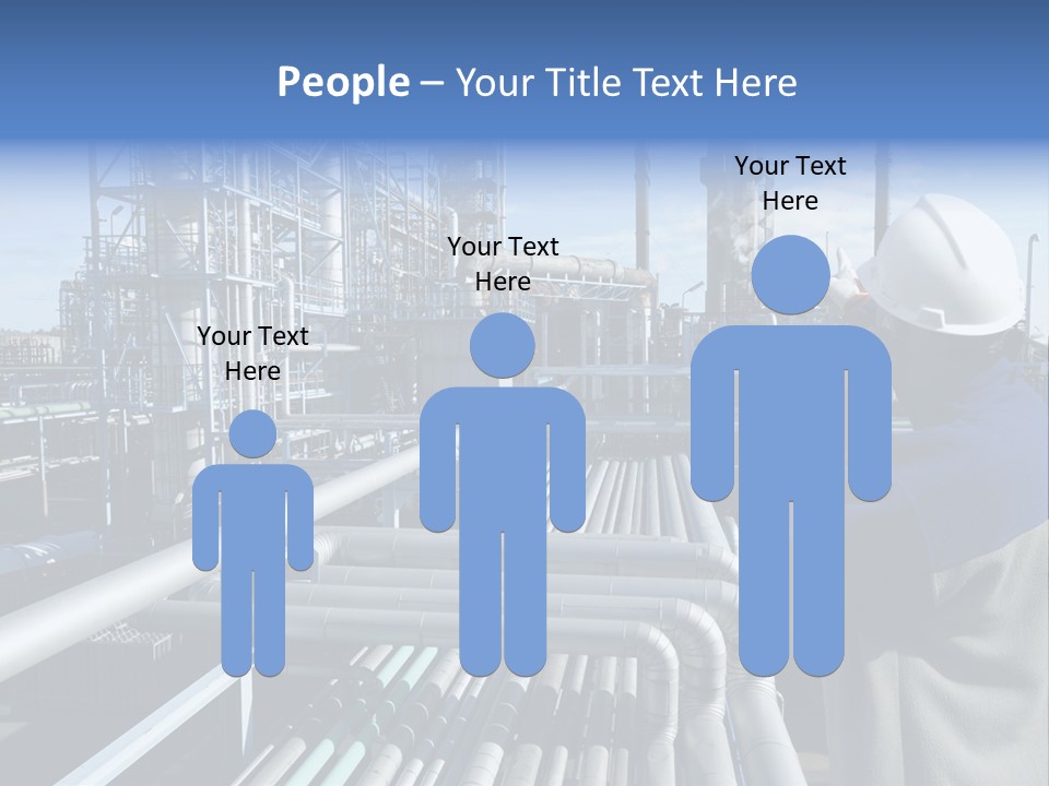 Steel Fuelstorage Petrochemical PowerPoint Template
