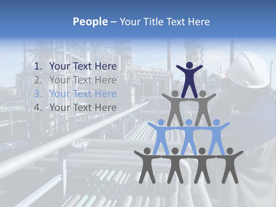 Steel Fuelstorage Petrochemical PowerPoint Template