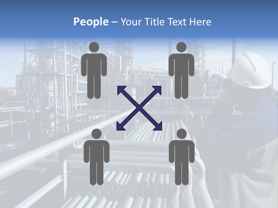Steel Fuelstorage Petrochemical PowerPoint Template