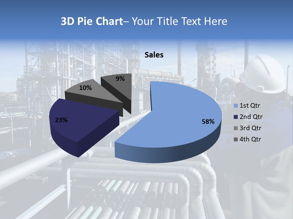 Steel Fuelstorage Petrochemical PowerPoint Template