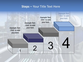 Steel Fuelstorage Petrochemical PowerPoint Template