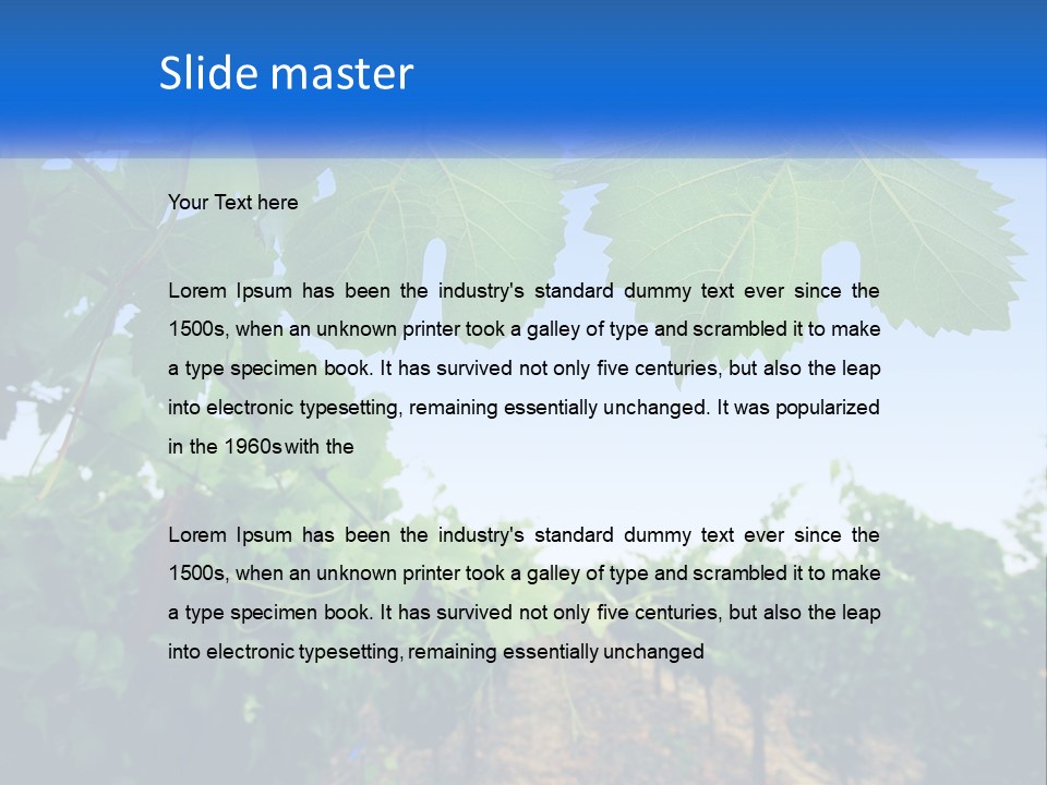 Ecology Outside Plant PowerPoint Template