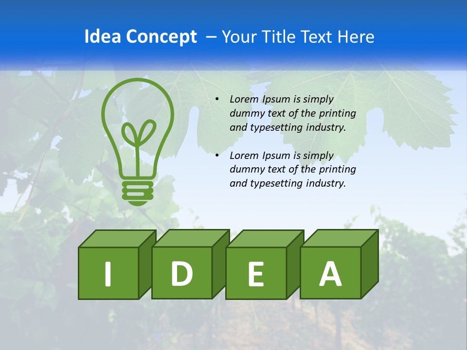 Ecology Outside Plant PowerPoint Template