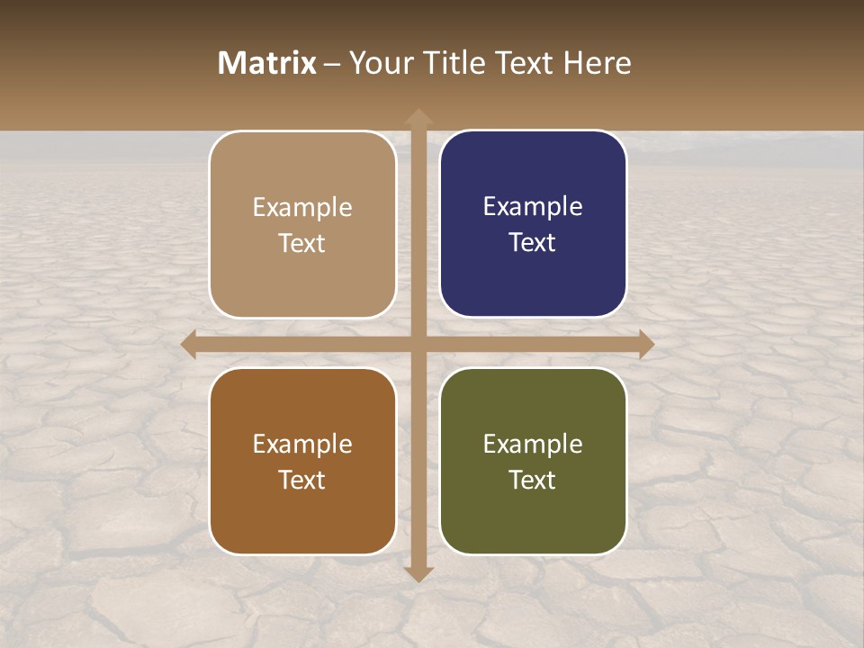 Land Outdoors Waterless PowerPoint Template
