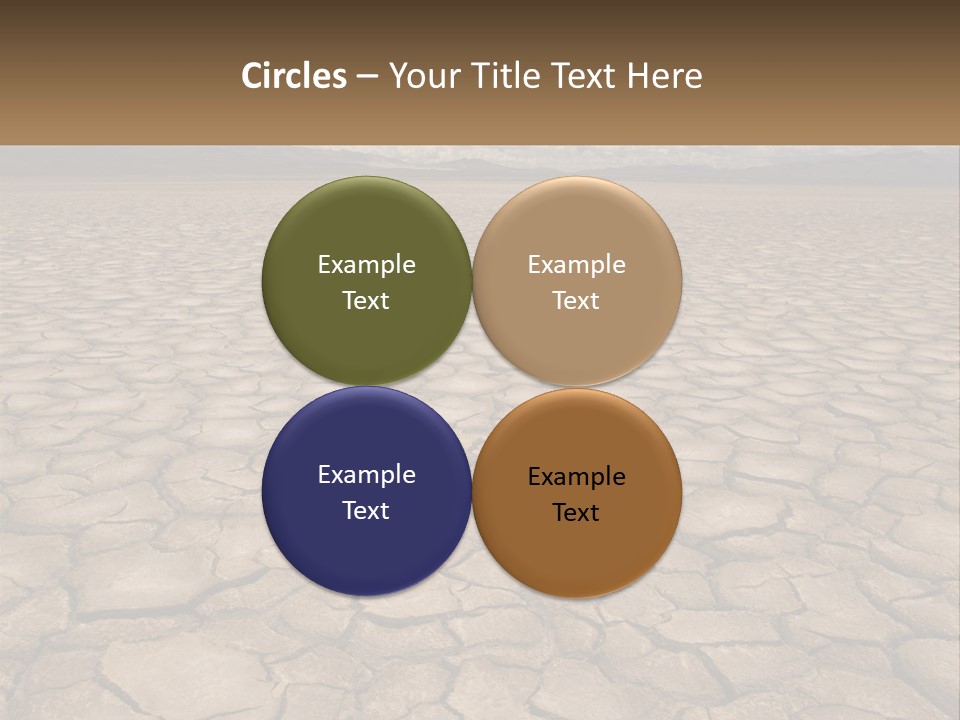 Land Outdoors Waterless PowerPoint Template