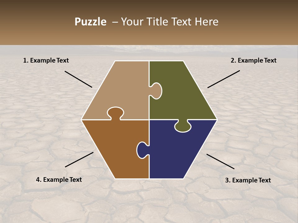 Land Outdoors Waterless PowerPoint Template