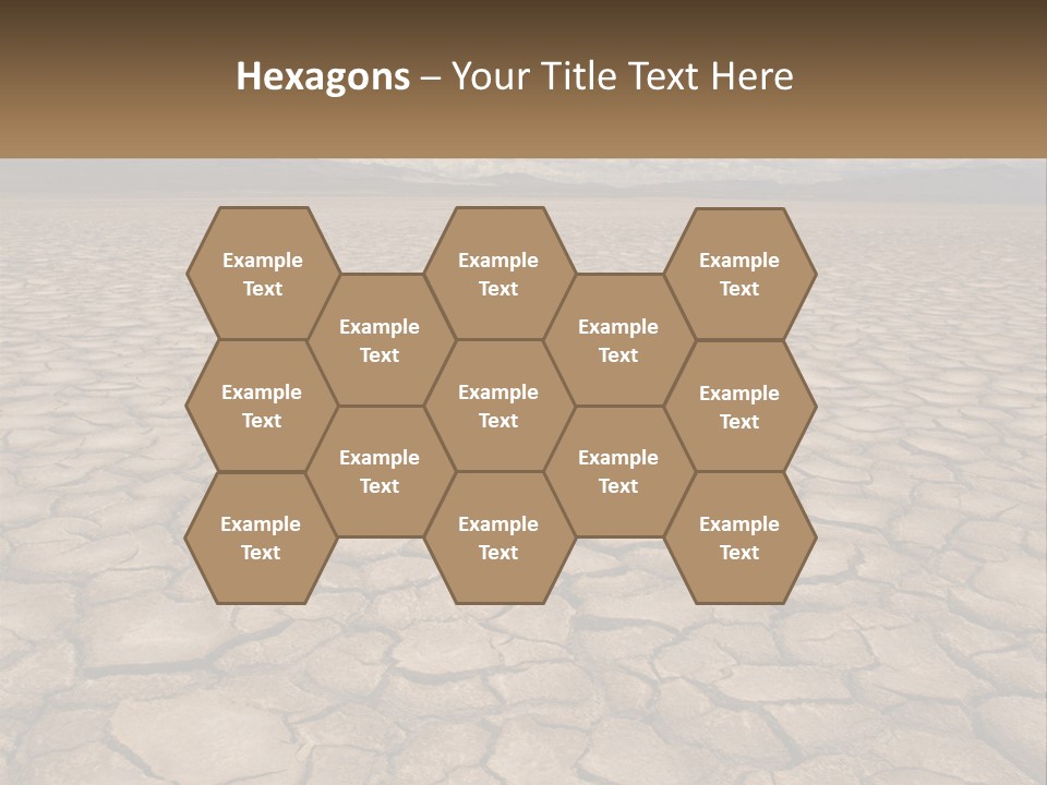 Land Outdoors Waterless PowerPoint Template