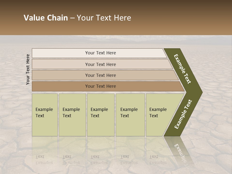 Land Outdoors Waterless PowerPoint Template