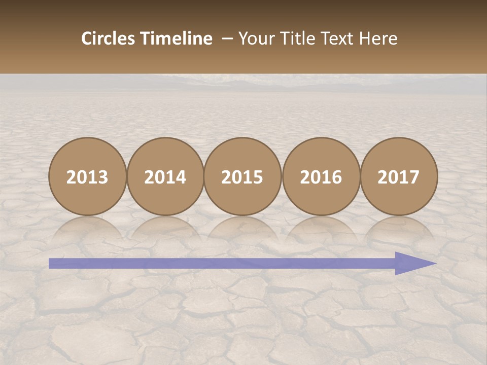 Land Outdoors Waterless PowerPoint Template
