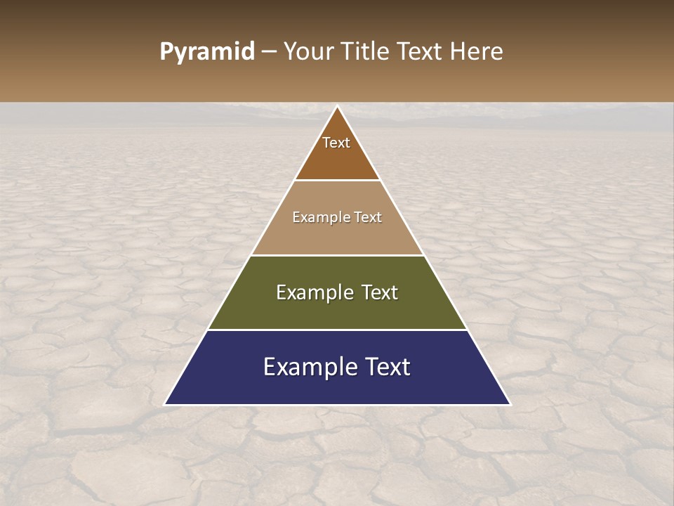 Land Outdoors Waterless PowerPoint Template