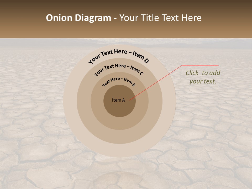 Land Outdoors Waterless PowerPoint Template