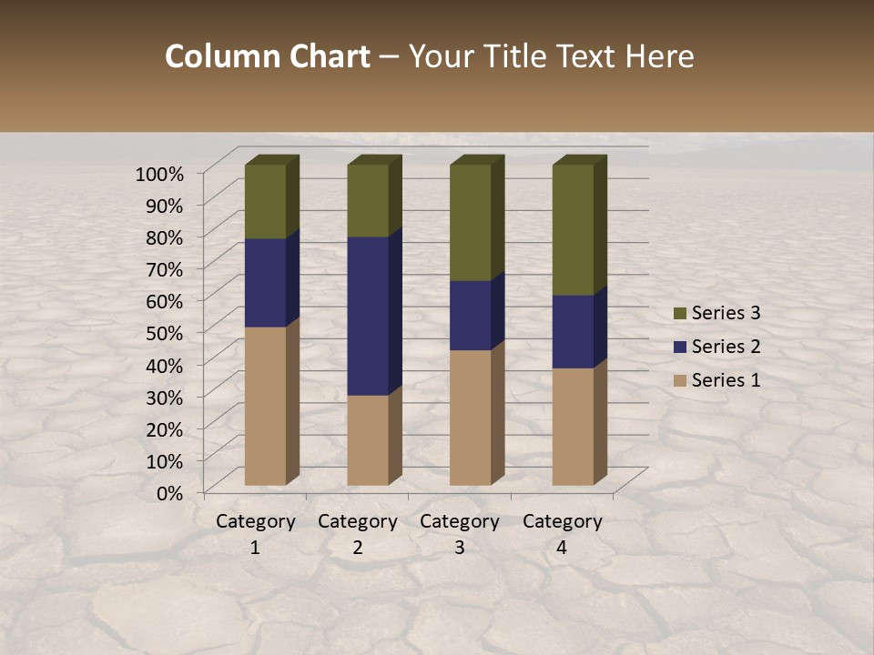 Land Outdoors Waterless PowerPoint Template