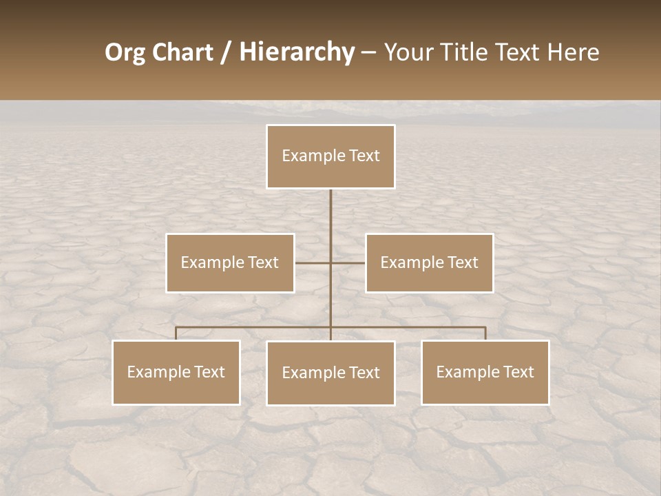 Land Outdoors Waterless PowerPoint Template