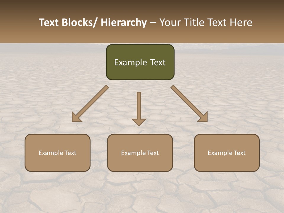 Land Outdoors Waterless PowerPoint Template