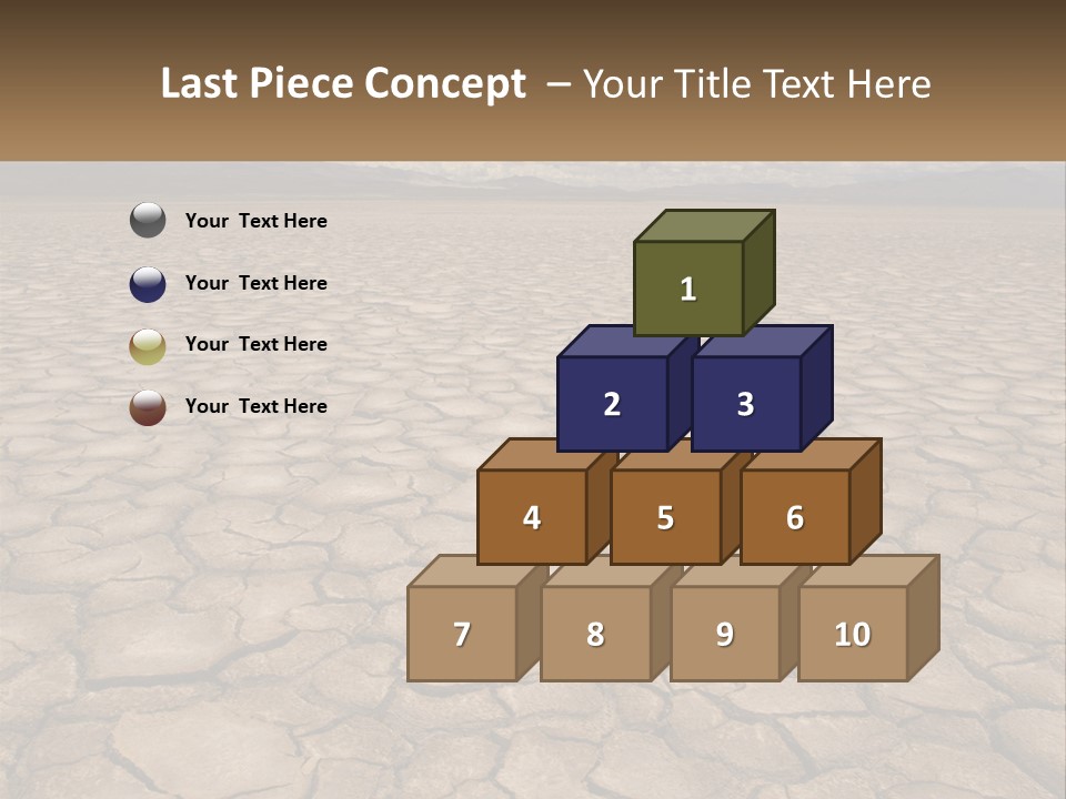 Land Outdoors Waterless PowerPoint Template