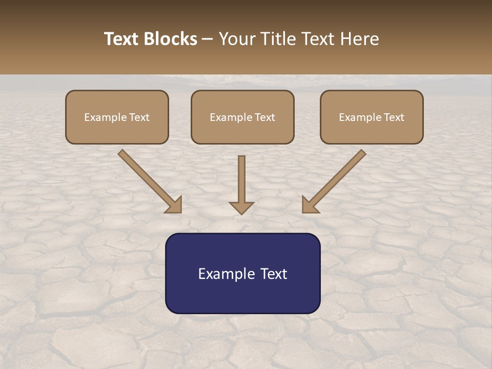 Land Outdoors Waterless PowerPoint Template