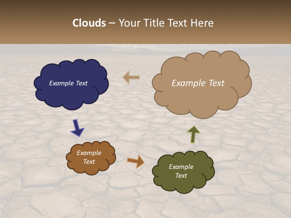 Land Outdoors Waterless PowerPoint Template