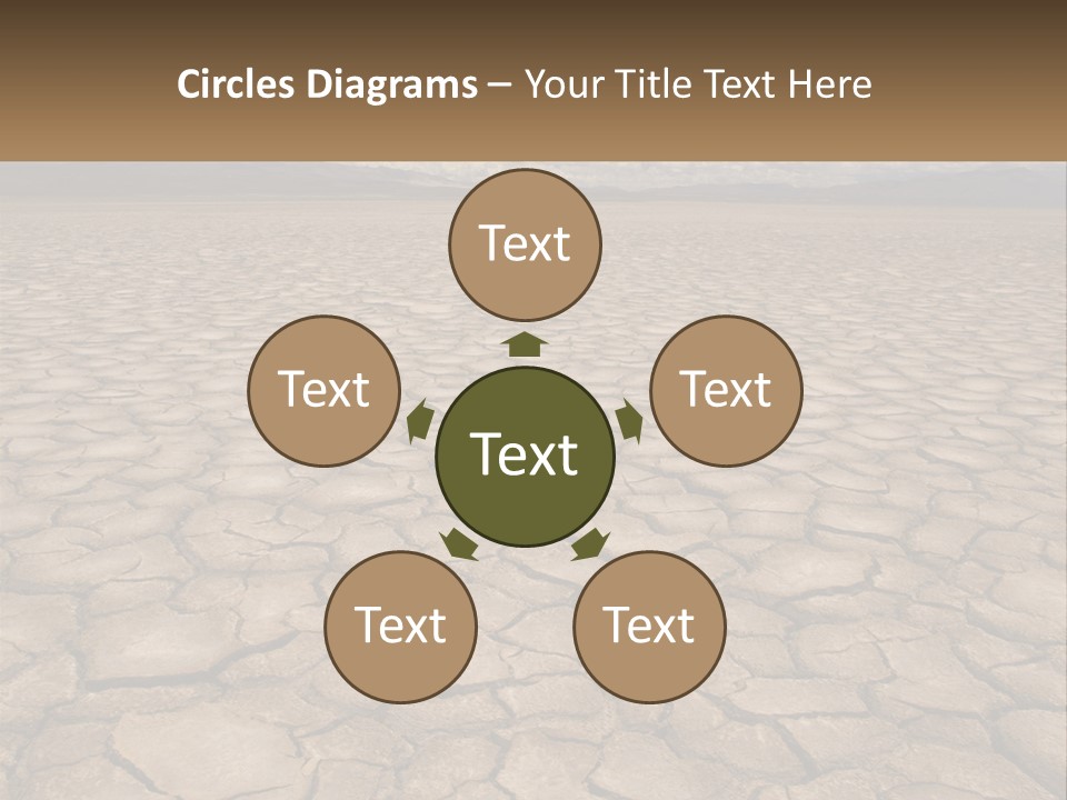 Land Outdoors Waterless PowerPoint Template