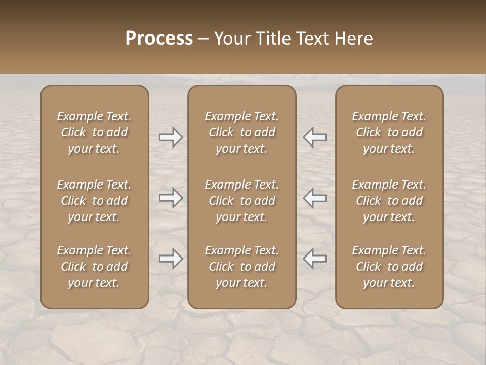 Land Outdoors Waterless PowerPoint Template