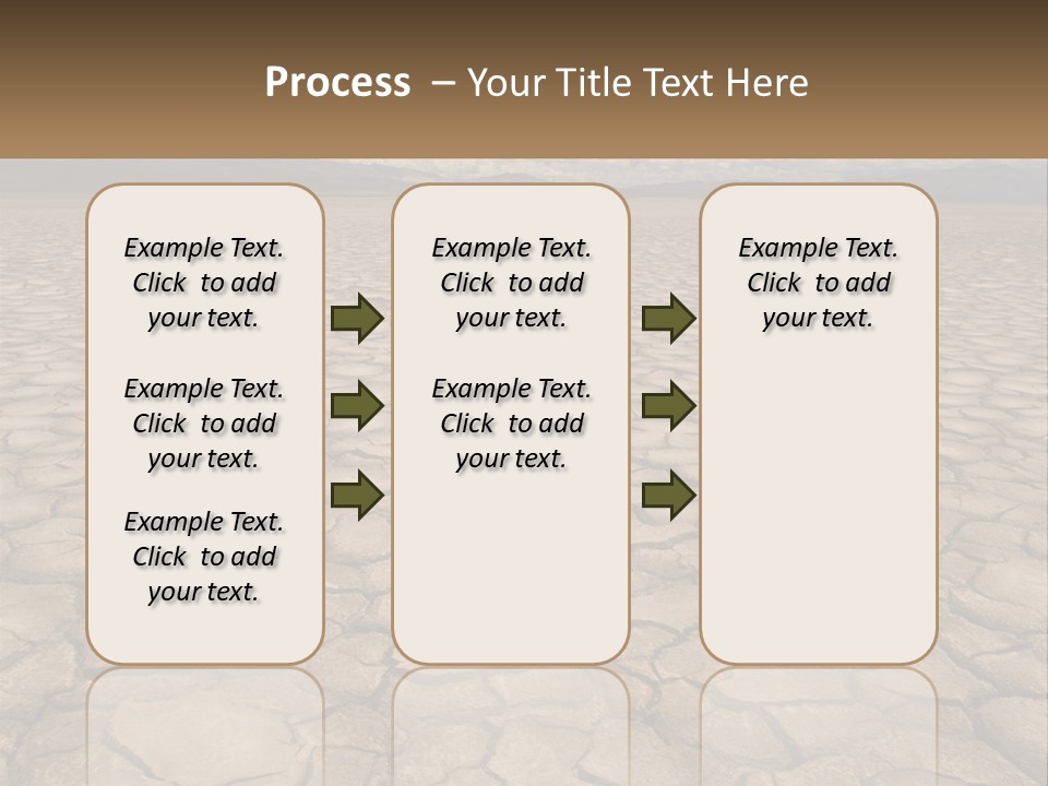 Land Outdoors Waterless PowerPoint Template