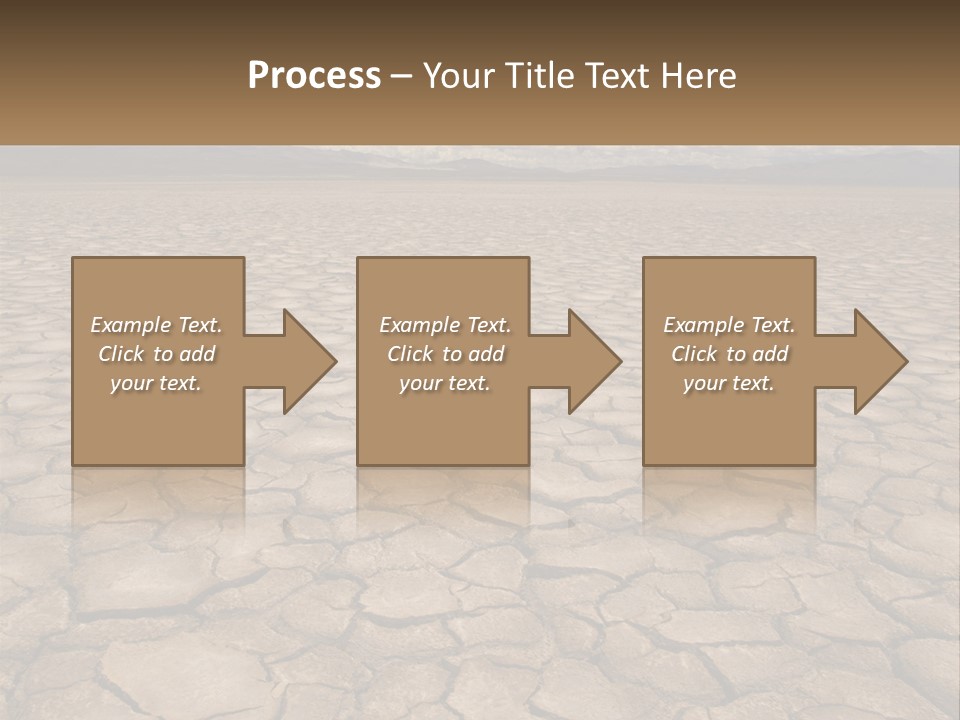 Land Outdoors Waterless PowerPoint Template