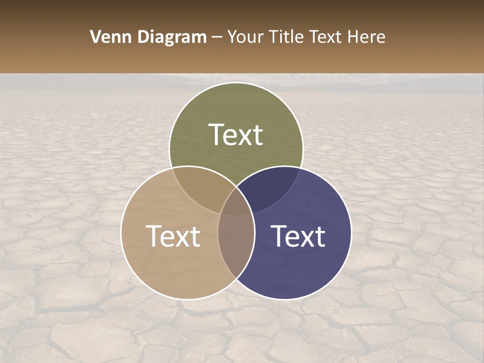 Land Outdoors Waterless PowerPoint Template