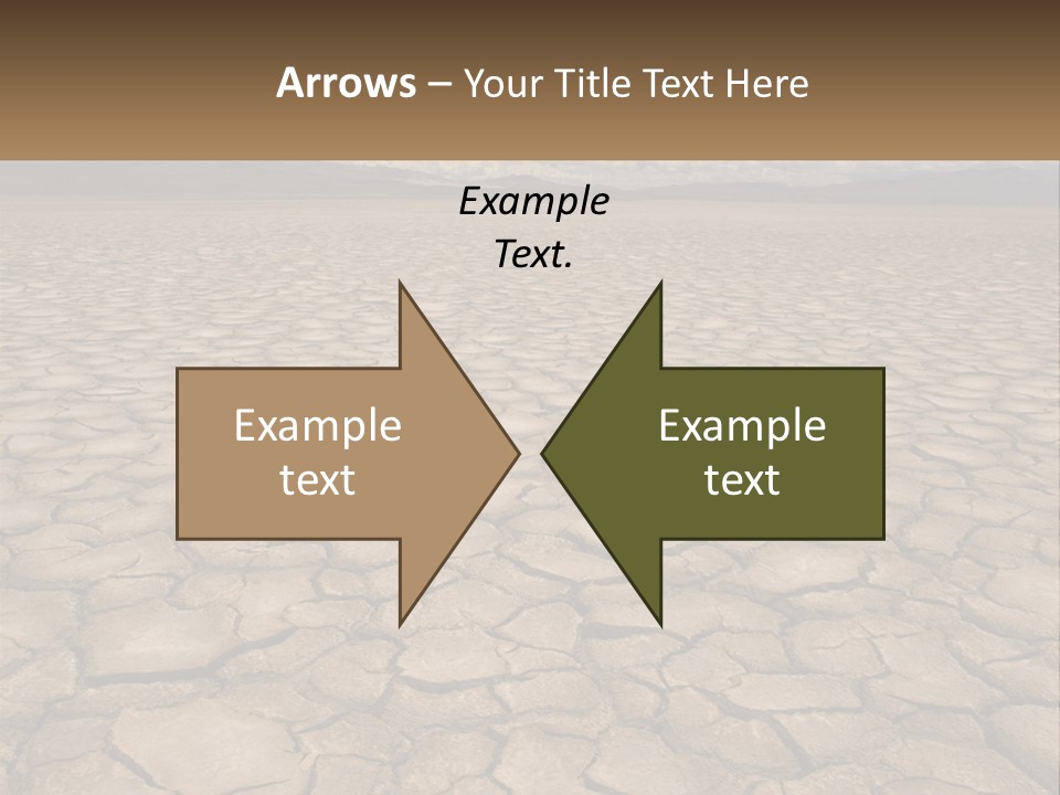 Land Outdoors Waterless PowerPoint Template