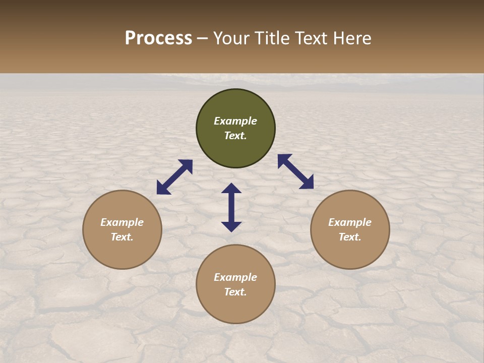 Land Outdoors Waterless PowerPoint Template
