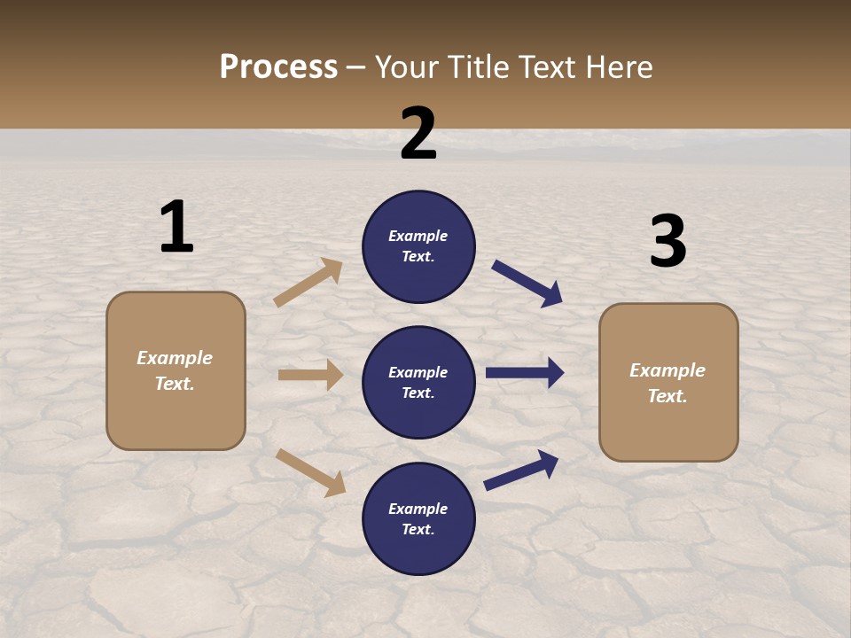 Land Outdoors Waterless PowerPoint Template