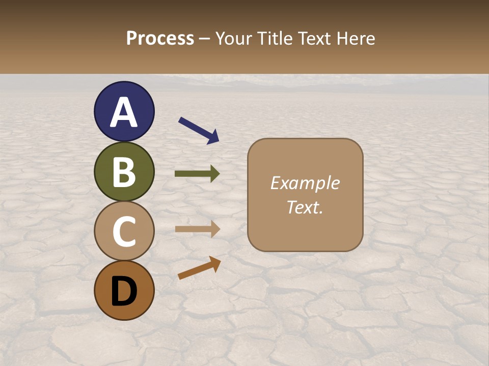 Land Outdoors Waterless PowerPoint Template