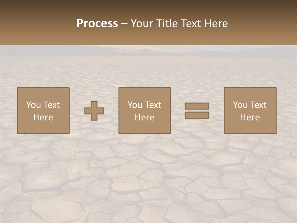 Land Outdoors Waterless PowerPoint Template