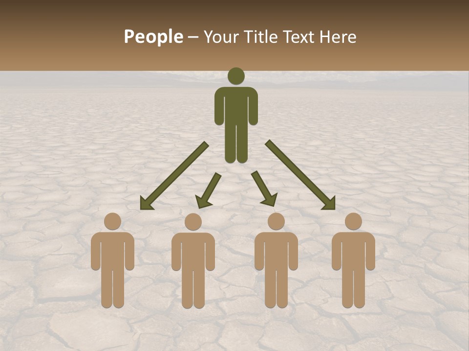 Land Outdoors Waterless PowerPoint Template