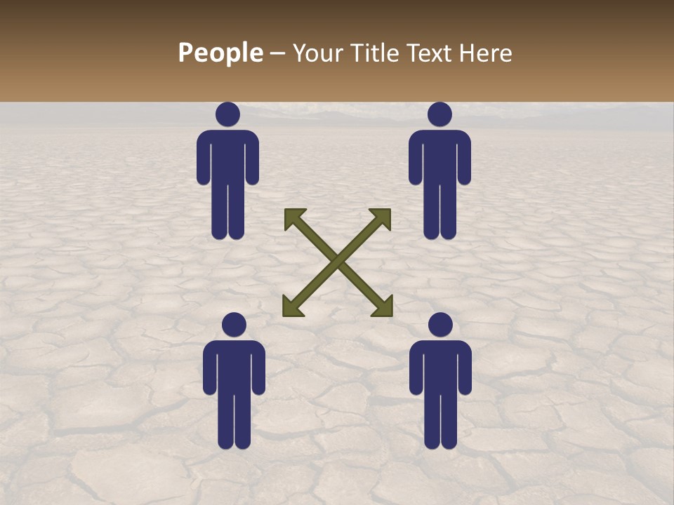 Land Outdoors Waterless PowerPoint Template