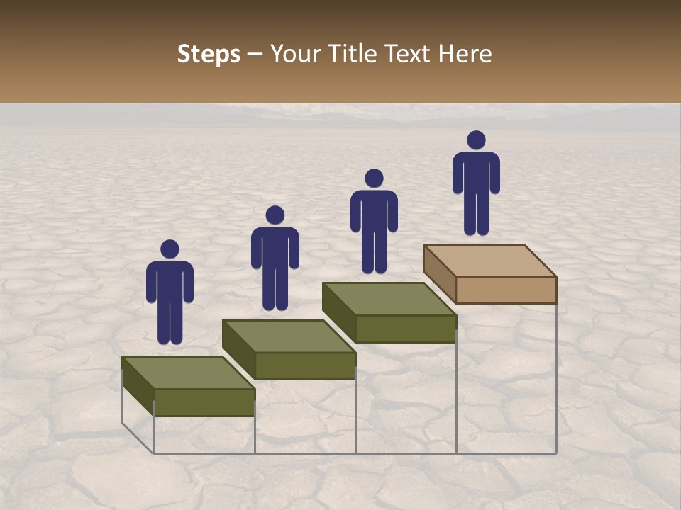 Land Outdoors Waterless PowerPoint Template