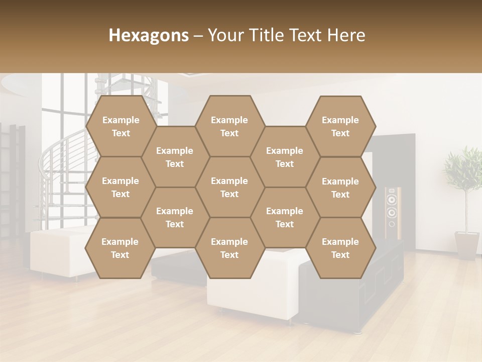 Domestic Parquet Living PowerPoint Template