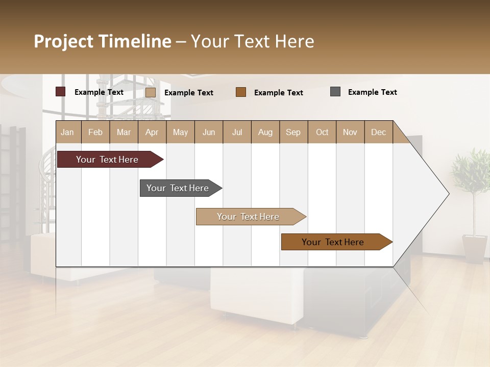 Domestic Parquet Living PowerPoint Template